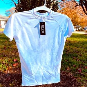 Five-O Surf Club White Surf Shirt Size Small